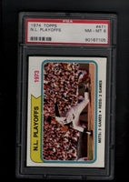 1974 Topps #471 NL Playoffs Jerry Koosman PSA 8 NM-MT NEW YORK METS